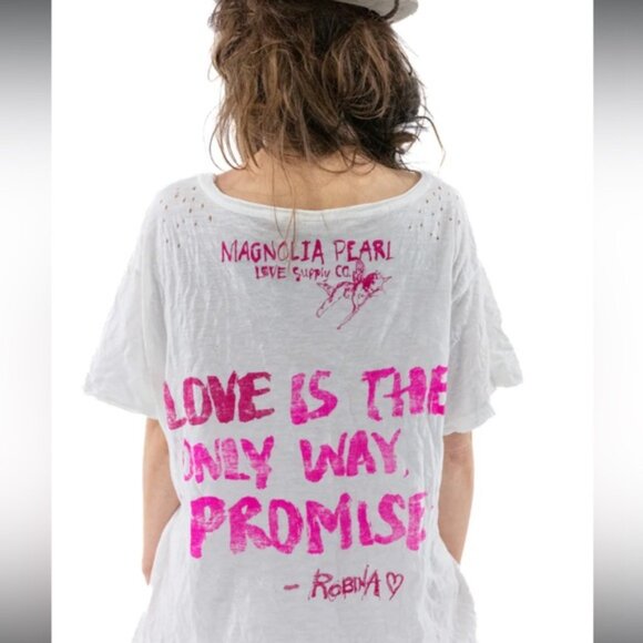 Magnolia Pearl Love is the Only Way Tee - Picture 7 of 10